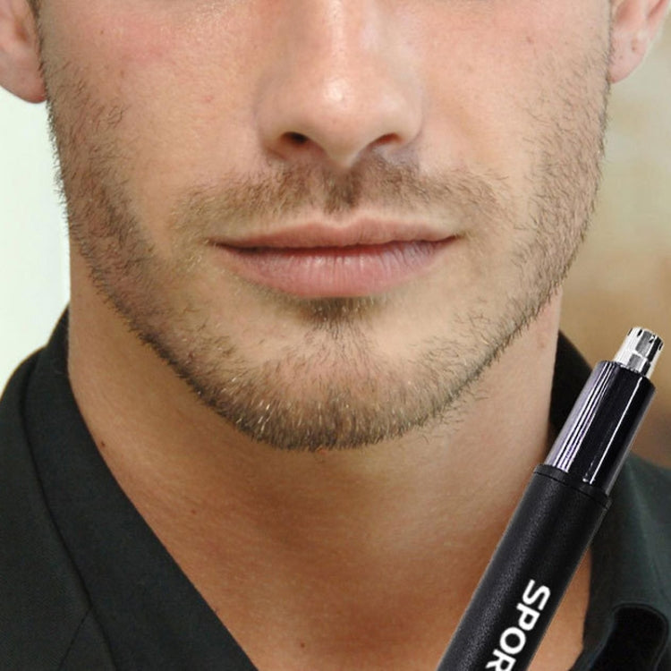 SPORTSMAN SM-431 2 In 1 Electric Nose Hair Repairer Rechargeable Eyebrow Shaver Body Hair Trimmer(Blue Black)