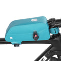 Rhinowalk K33 1.2L Outdoor Cycling Magnetic Waterproof Knob Fixed Bicycle Top Tube Bag(Blue)
