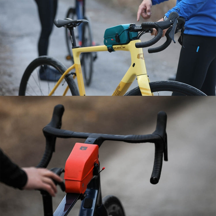 Rhinowalk K33 1.2L Outdoor Cycling Magnetic Waterproof Knob Fixed Bicycle Top Tube Bag(Blue)