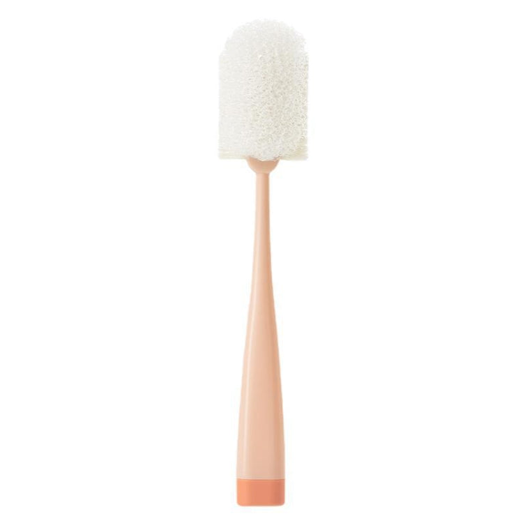 Long Handle Removable Sponge Mug Brush Household Cup Cleaning Brush(Orange)