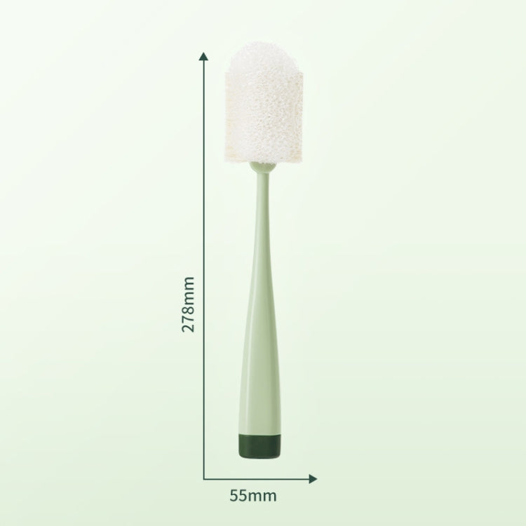 Long Handle Removable Sponge Mug Brush Household Cup Cleaning Brush(Gray)