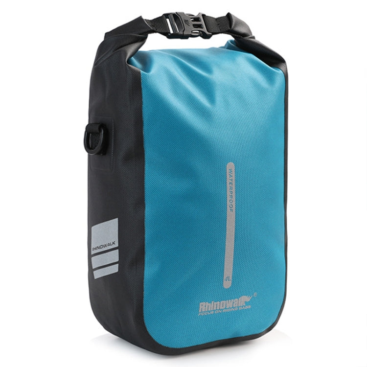 Rhinowalk RK404 4L Outdoor Cycling Quick-release Buckle Full Waterproof Bicycle Front Fork Bag(Blue)