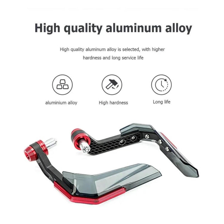 4 In 1 Motorcycle Modification Accessories Horn Windshield Windproof Protective Cover+Handlebar Plastic Throttle Grip Accessories(Silver)