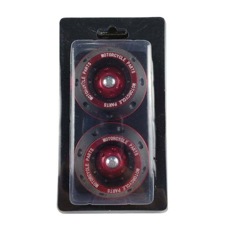 1pair Motorcycle CNC Modification Accessories Drop-proof Aluminum Alloy Fork Cup(Red)