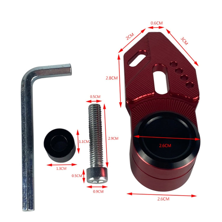 Motorcycle CNC Aluminum Alloy Helmet Hook(Black)