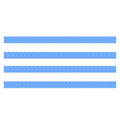 4pcs/ Set Cuttable Trolley Caster Cases Universal Wheel Silent Noise Reducing Silicone Protective Covers(Blue)