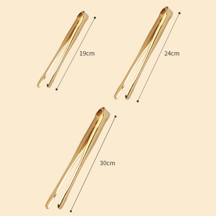 Household 304 Stainless Steel Barbecue Clip Kitchen Extended Food Holders, Model: 30cm Silver