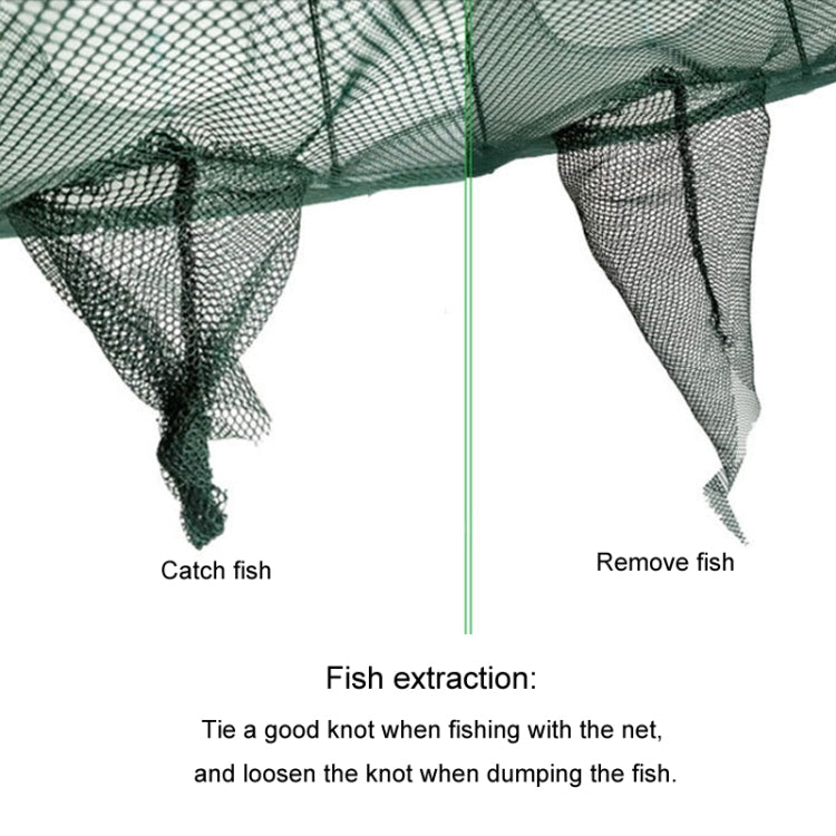 Automatic Folding Fishing Cage Square Fishing Net Shrimp Fishing Gear, Specification: 17 Holes