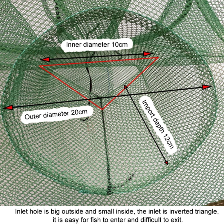 Automatic Folding Fishing Cage Square Fishing Net Shrimp Fishing Gear, Specification: 13 Holes