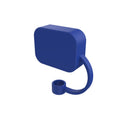 Silicone Straw Cap 6-10mm Mark Cup Straws Dust Cover, Style: Square Blue