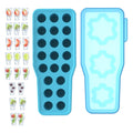 For Stanley Silicone Ice Compartment Large Capacity Ice Mould With Lid, Style: Cup Blue