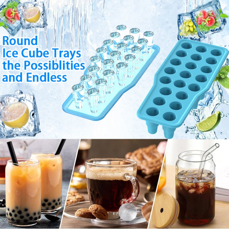 For Stanley Silicone Ice Compartment Large Capacity Ice Mould With Lid, Style: Cup Green
