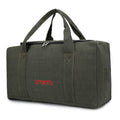 Portable Luggage Bag Canvas Large Capacity Travel Backpack Storage Moving Bag, Size: Small(Green)