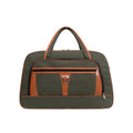 Large Capacity Travel Bag Men Short Trip Handheld Canvas Luggage Bag, Size: Small(Green)