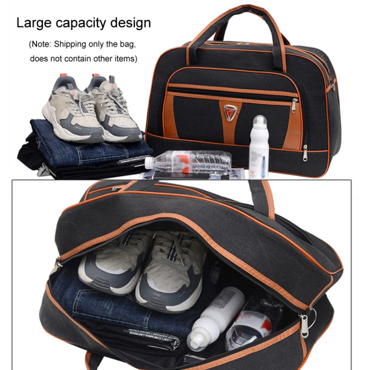 Large Capacity Travel Bag Men Short Trip Handheld Canvas Luggage Bag, Size: Large(Green)
