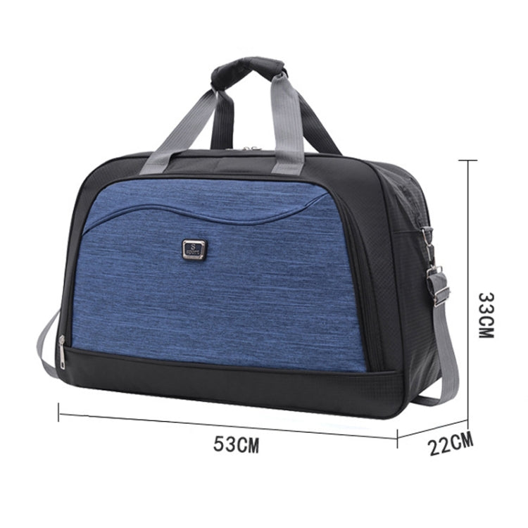 Large Capacity Luggage Bag Business Boarding Travel Bag Lightweight Crossbody Handbag, Size: Medium(Grey)