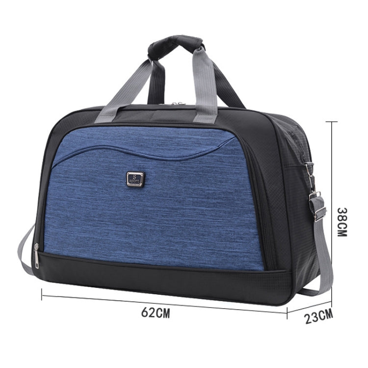 Large Capacity Luggage Bag Business Boarding Travel Bag Lightweight Crossbody Handbag, Size: Large(Blue)
