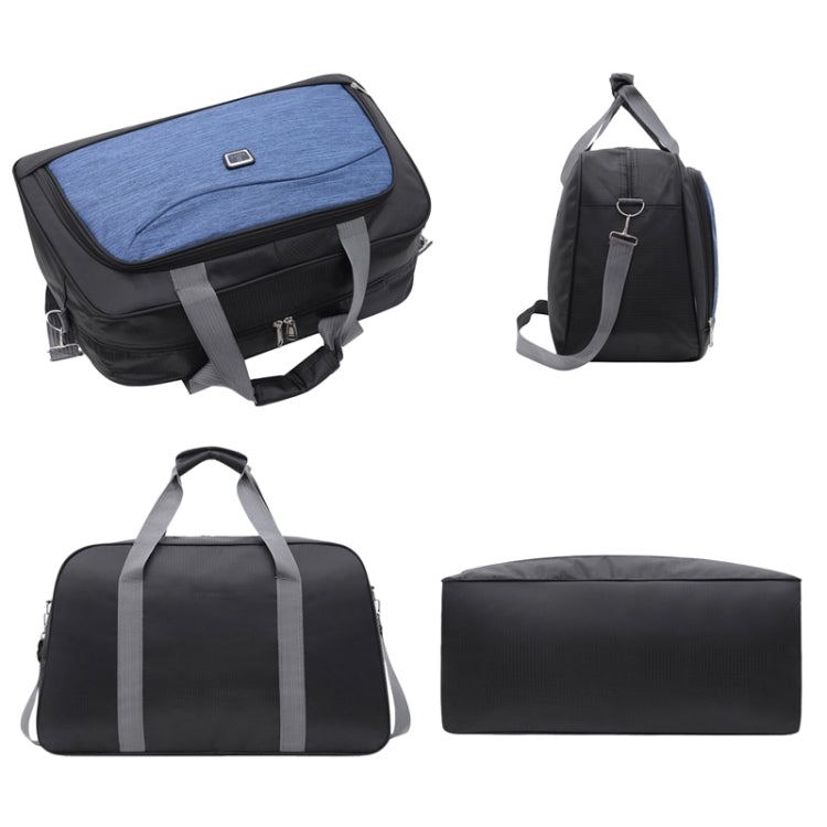 Large Capacity Luggage Bag Business Boarding Travel Bag Lightweight Crossbody Handbag, Size: Large(Grey)