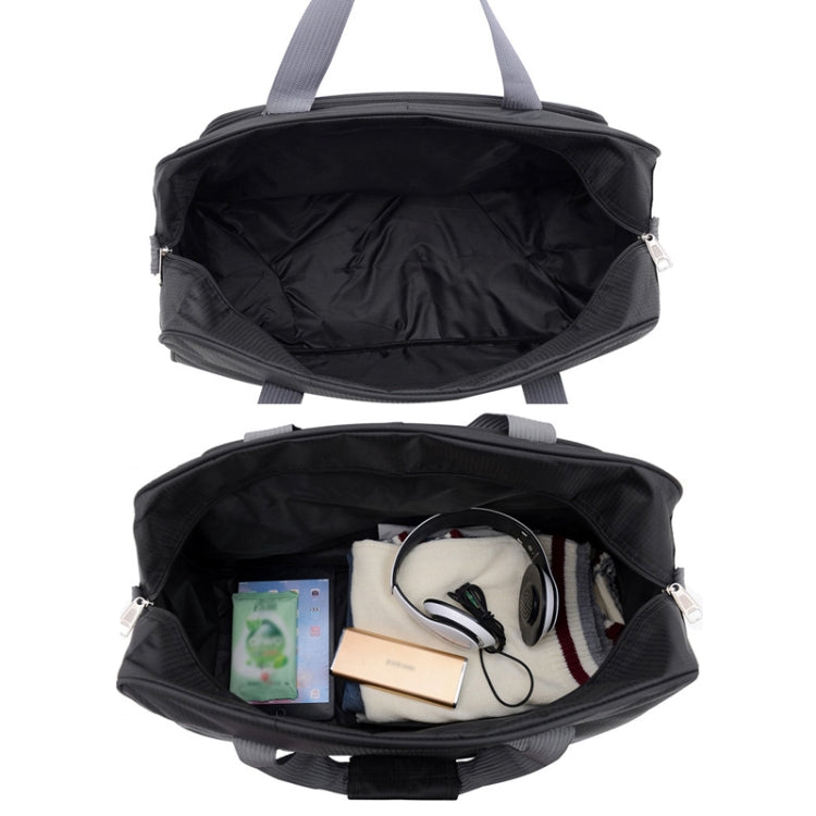 Large Capacity Luggage Bag Business Boarding Travel Bag Lightweight Crossbody Handbag, Size: Small(Black)
