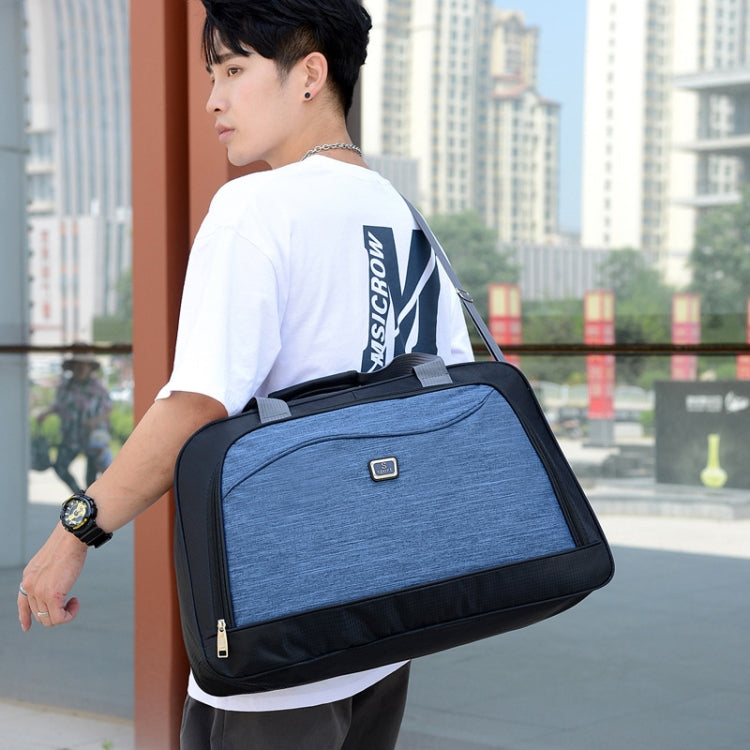Large Capacity Luggage Bag Business Boarding Travel Bag Lightweight Crossbody Handbag, Size: Small(Blue)