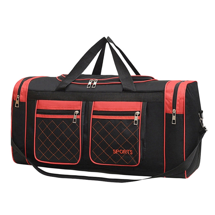 Simple Portable Shoulder Large Capacity Travel Bag Handheld Luggage Bag, Color: Small Blue