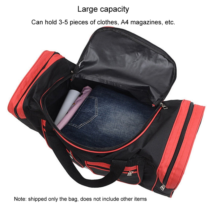 Simple Portable Shoulder Large Capacity Travel Bag Handheld Luggage Bag, Color: Large Blue