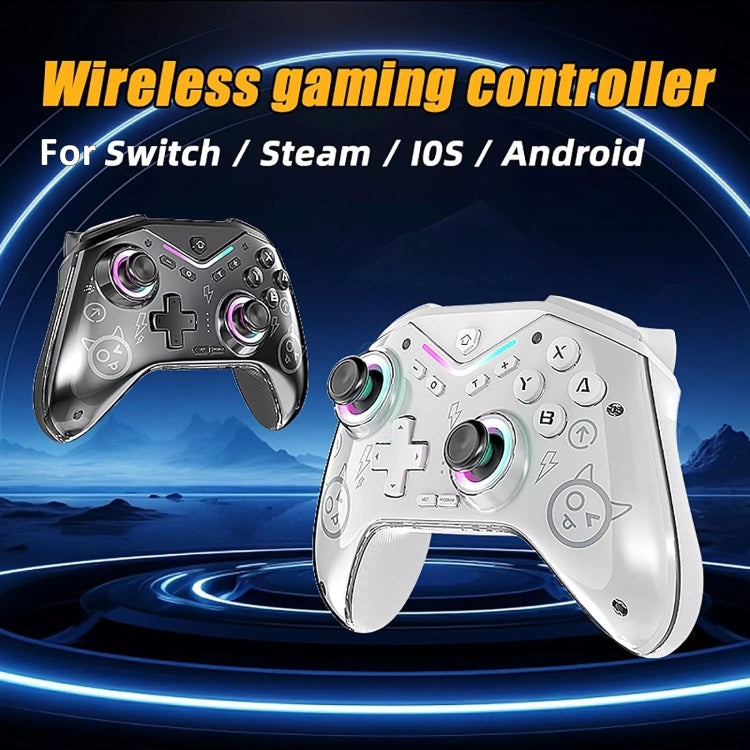 CM-617  Wireless Bluetooth Game Controller for Switch / Android / IOS / PC / Smart TV(Colorful White)