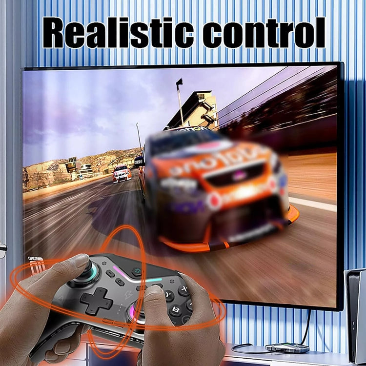 CM-617  Wireless Bluetooth Game Controller for Switch / Android / IOS / PC / Smart TV(Colorful White)