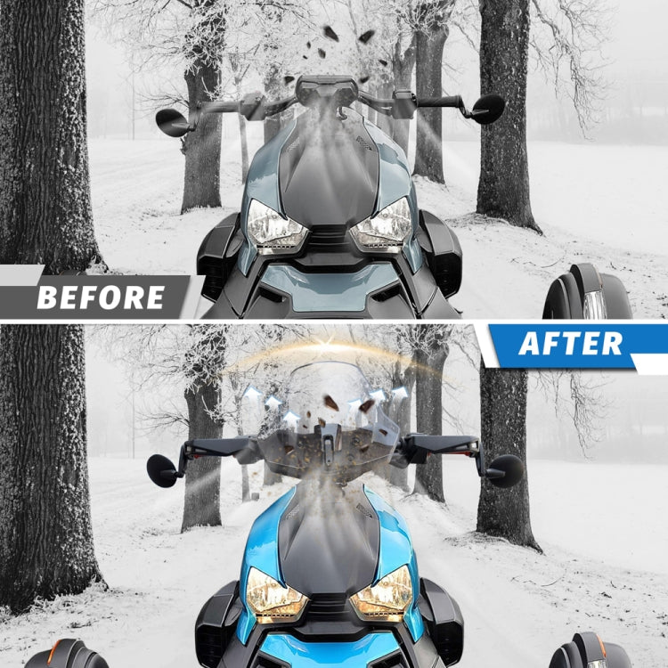 For Can-Am Ryker 600/Ryker 900 Adjustable Front Windshield(Grey)
