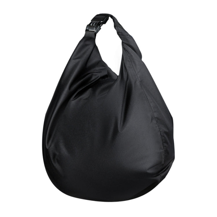 30L Outdoor Riding Motorcycle Helmet Bag Large Capacity Waterproof Combination Lock Storage Pack(Black)