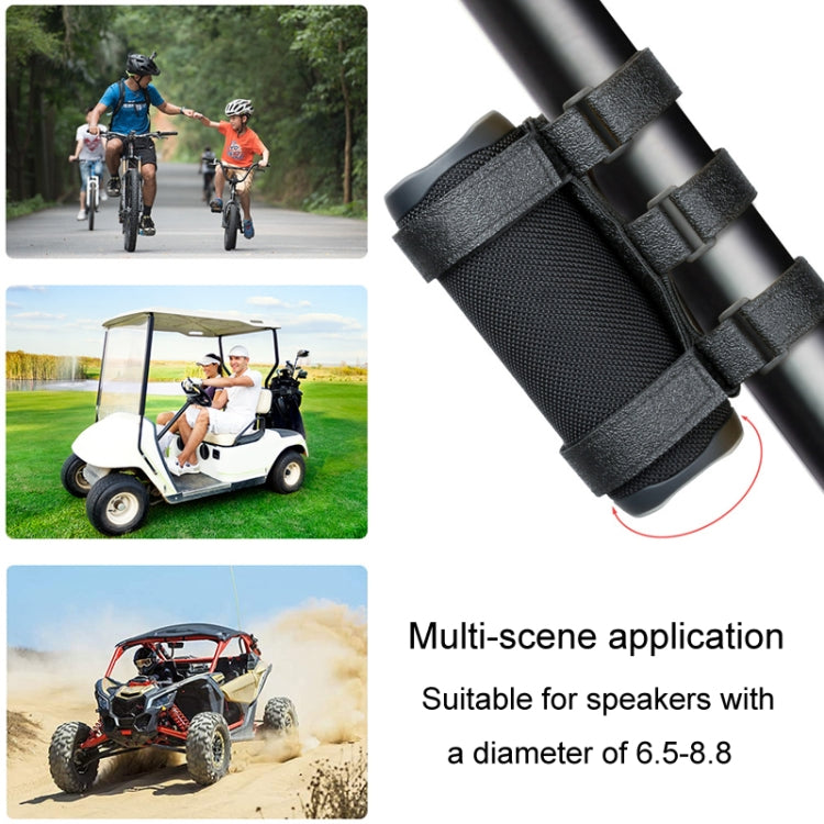 Bicycle Water Bottle Strap Cycling Outdoor Bluetooth Speaker Band(Black)