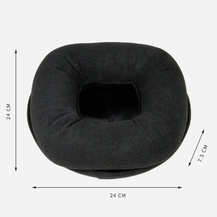 Multifunctional Household Helmet Support Pads Ventilator Motorcycle Helmet Placement Base(Black)