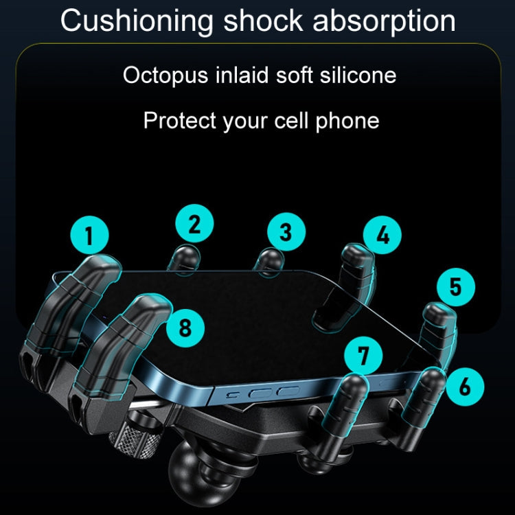 Kewig Motorcycle Octopus Holder Anti-Theft Motorcycle Cell Phone Mounts, Model: M26-C2