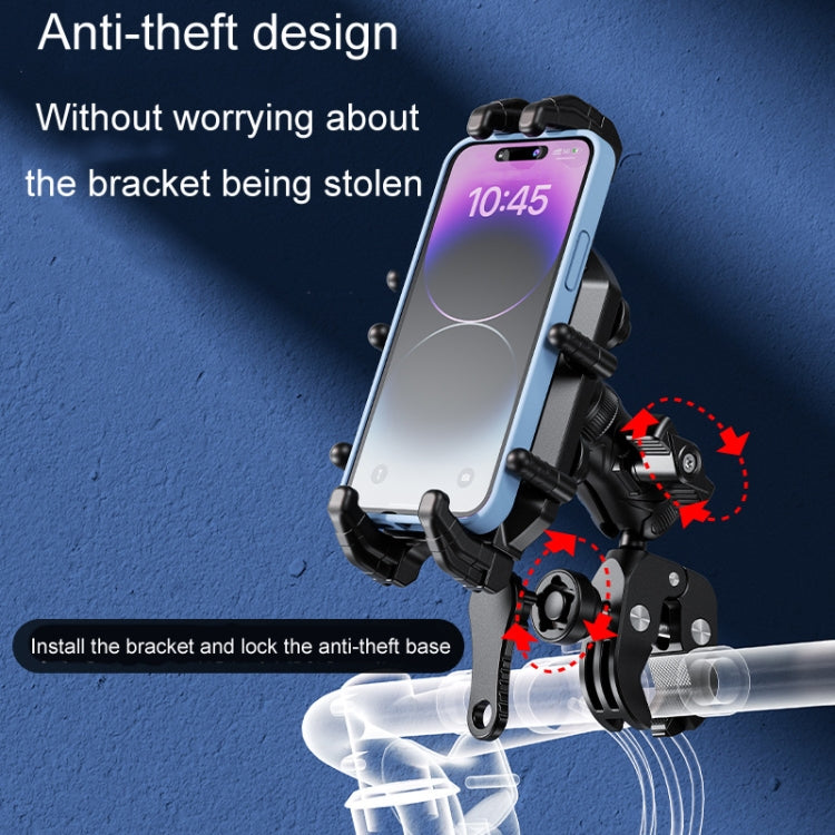 Kewig Motorcycle Octopus Holder Anti-Theft Motorcycle Cell Phone Mounts, Model: M26-C3
