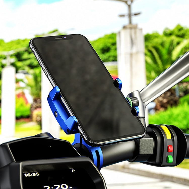 Kewig M7 Bicycle 4 Claws Aluminum Navigational Bracket Outdoor Cycling Cell Phone Holder(Silver)