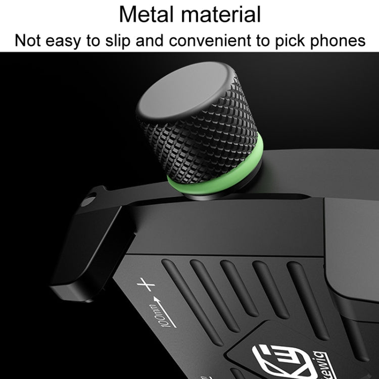 Kewig M7 Bicycle 4 Claws Aluminum Navigational Bracket Outdoor Cycling Cell Phone Holder(Black)