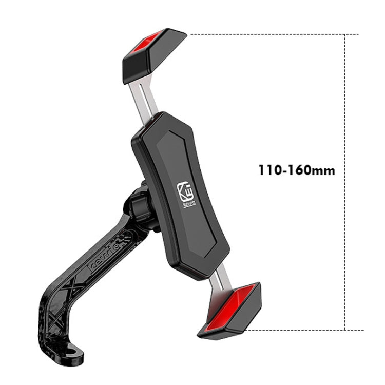 Kewig Bicycle 2 Claws Navigation Bracket Outdoor Cycling Cell Phone Holder With Safety Lock, Model: M12-A