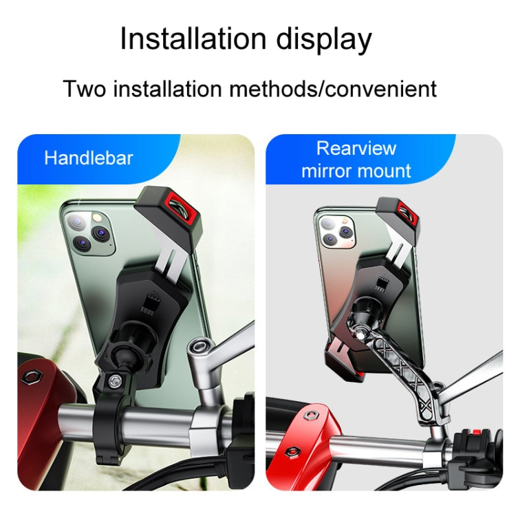 Kewig Bicycle 2 Claws Navigation Bracket Outdoor Cycling Cell Phone Holder With Safety Lock, Model: M12-A