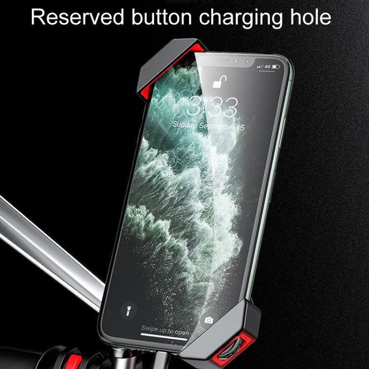 Kewig Bicycle 2 Claws Navigation Bracket Outdoor Cycling Cell Phone Holder With Safety Lock, Model: M12-A