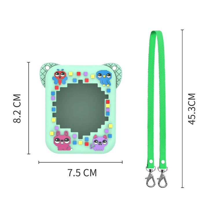 For Bitzee Electronic Pet Machine Silicone Protective Case(Blue)