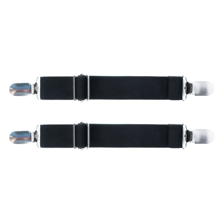 1pair Motorcycle Pant Leg Holder Multifunctional Portable Outdoor Riding Windproof Clip(Black)