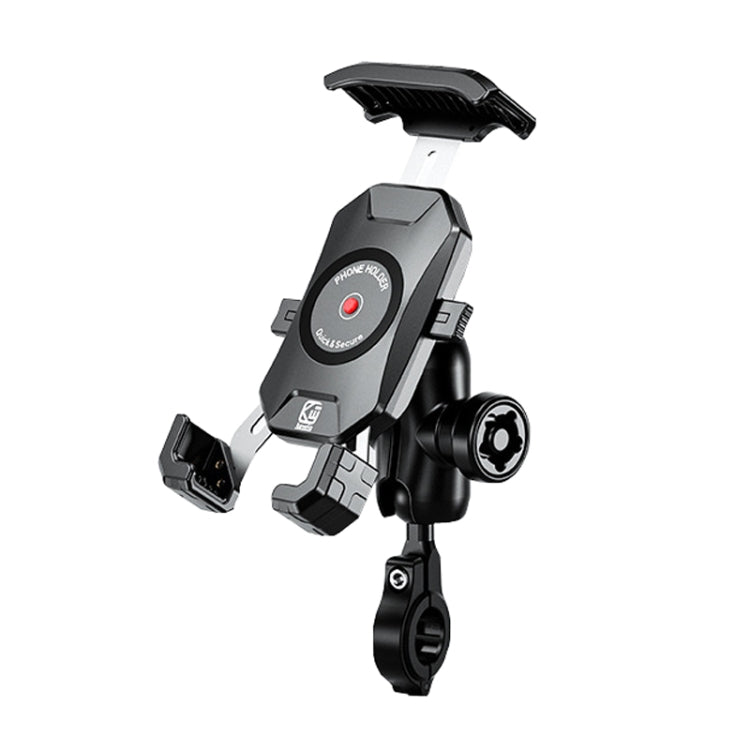 Kewig Motorcycle Heightened Navigation Bracket Outdoor Riding Anti-Theft Cell Phone Holder, Model: M14-C3