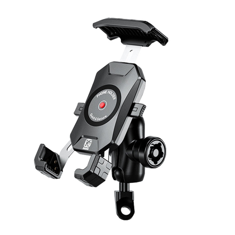 Kewig Motorcycle Heightened Navigation Bracket Outdoor Riding Anti-Theft Cell Phone Holder, Model: M14-C4