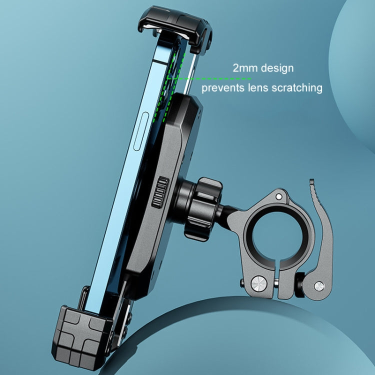 Kewig Motorcycle Heightened Navigation Bracket Outdoor Riding Anti-Theft Cell Phone Holder, Model: M14-C3