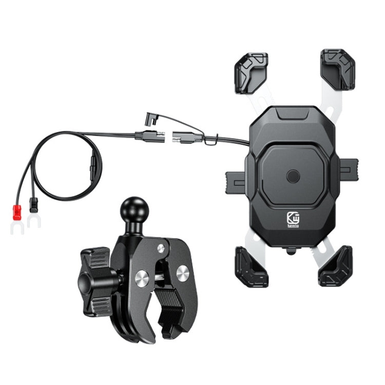 Kewig Motorcycle Navigation Phone Holder Outdoor Riding Charging Bracket, Model: M11-G2-A3