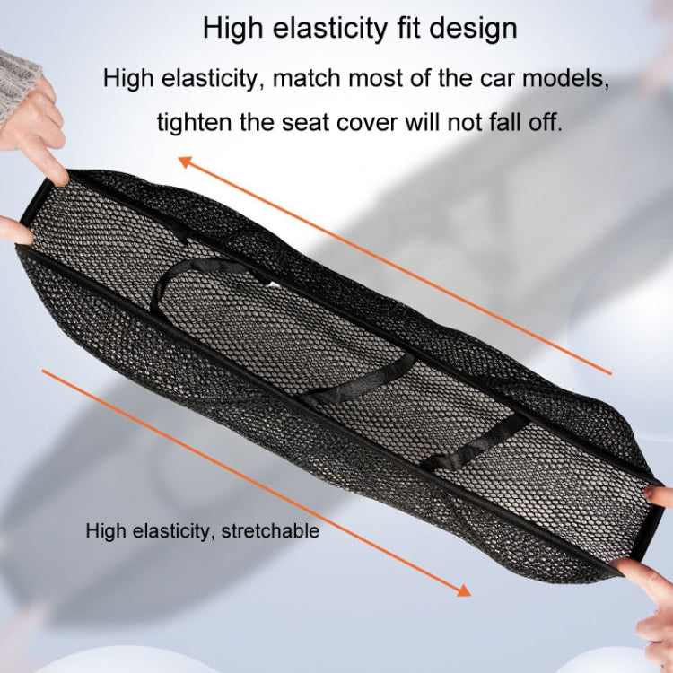 77x55cm Electrical Motorcycle Seat Cover Summer Breathable 3D Mesh Motorcycle Anti-Scald Cushion(Black)