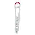 31 x 7cm Pet Entry And Exit Fence Cats And Dogs No-Punch Fixed Bracket Latch(Pink)