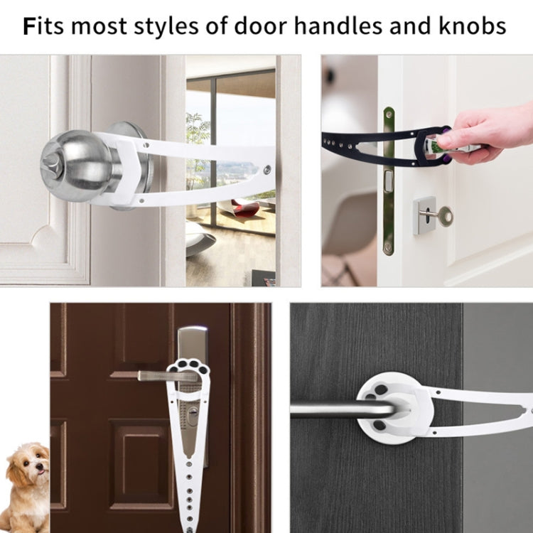 31 x 7cm Pet Entry And Exit Fence Cats And Dogs No-Punch Fixed Bracket Latch(Pink)