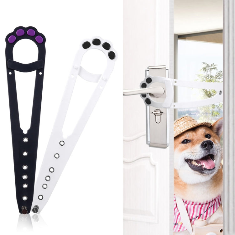 31 x 7cm Pet Entry And Exit Fence Cats And Dogs No-Punch Fixed Bracket Latch(Pink)