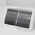 20pcs /box Spiral Sticky Ear Cleaning Cotton Swab Disposable Ear Cleaning Spoon(Black)